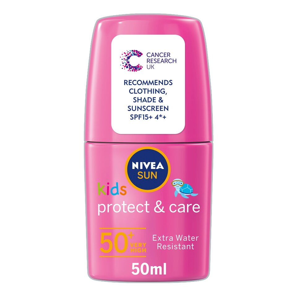 image 1 of Nivea Sun Kids Pink Roll On Spf50+ 50Ml