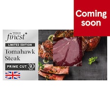 30. Tesco Finest 30-Day Matured Beef Tomahawk Steak 0.85-1.35kg (Serves 4-6)