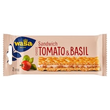 Wasa Pšeničné knäckebroty s náplňou so syrovou príchuťou, rajčiakmi a bazalkou 40 g