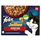 image 1 of Felix Sensations Jellies Pouches for Cats Beef, Chicken, Duck, Lamb in Jelly 24 x 85g