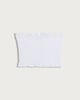 image 4 of OH ME OH MY Cotton Rich Shirred Bandeau Top in White