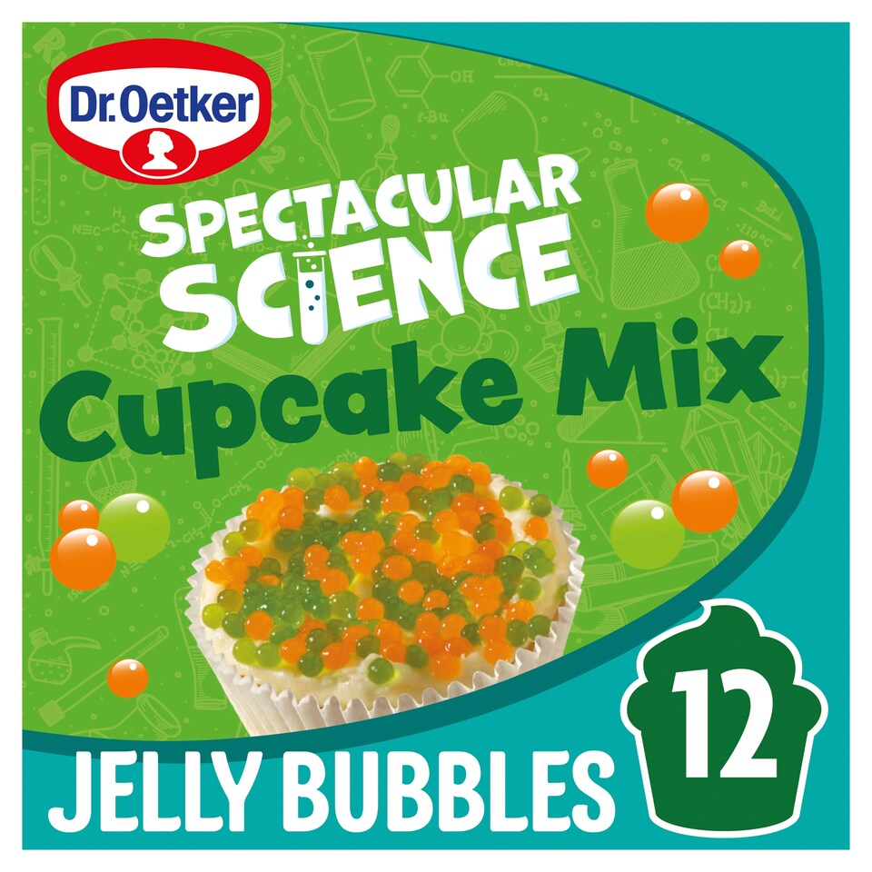 image 1 of Dr Oetker Jelly Bubbles Baking Cupcake Kit 325G
