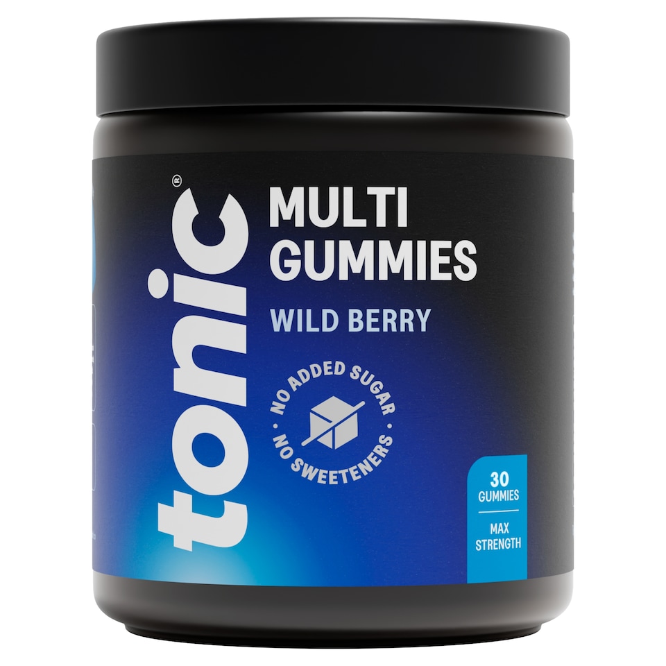 Tonic Adult Multivitamin Max Strength Wild Berry Gummies 30s