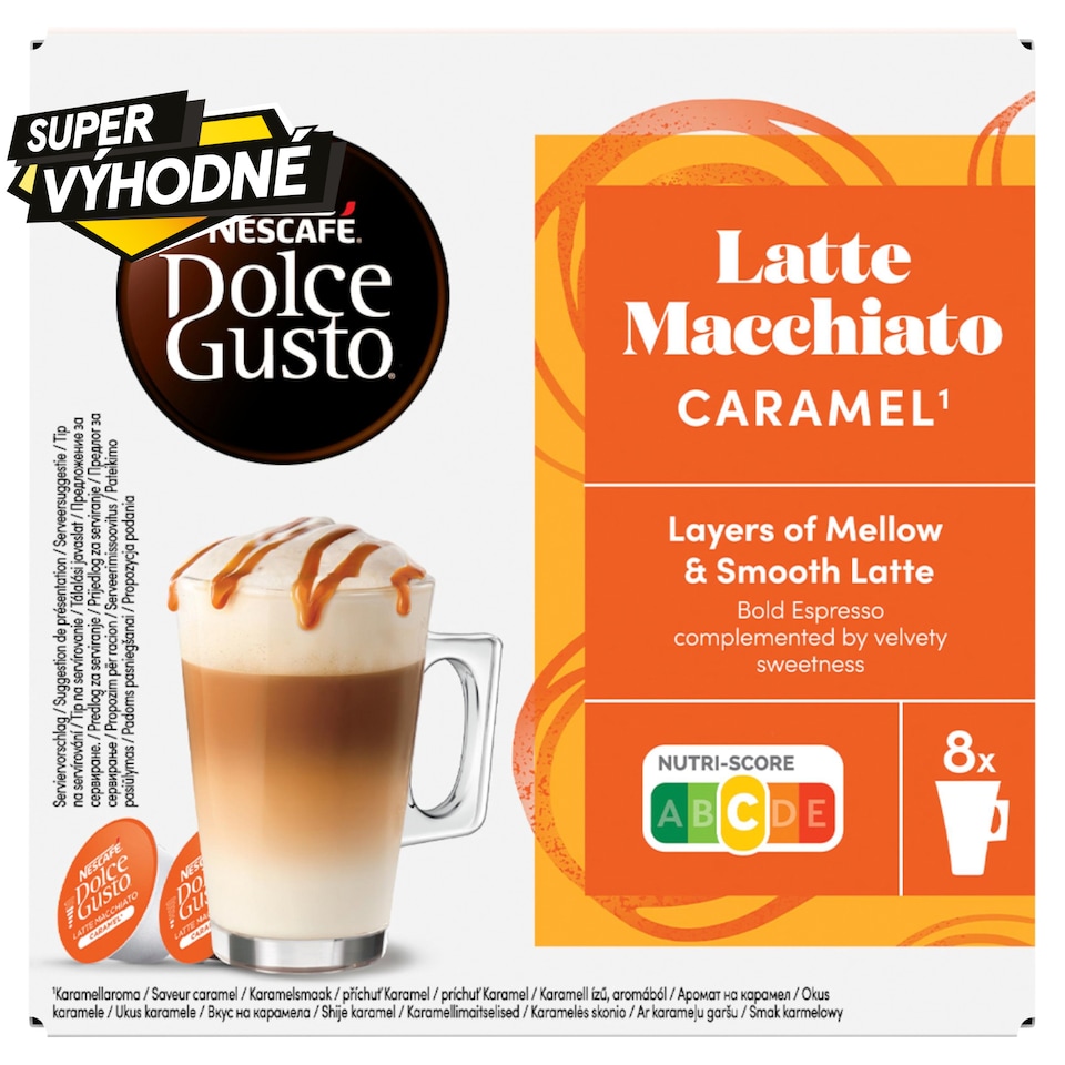 image 1 of NESCAFÉ® Dolce Gusto® Latte Macchiato Caramel - Coffee in Capsules - 16 ks