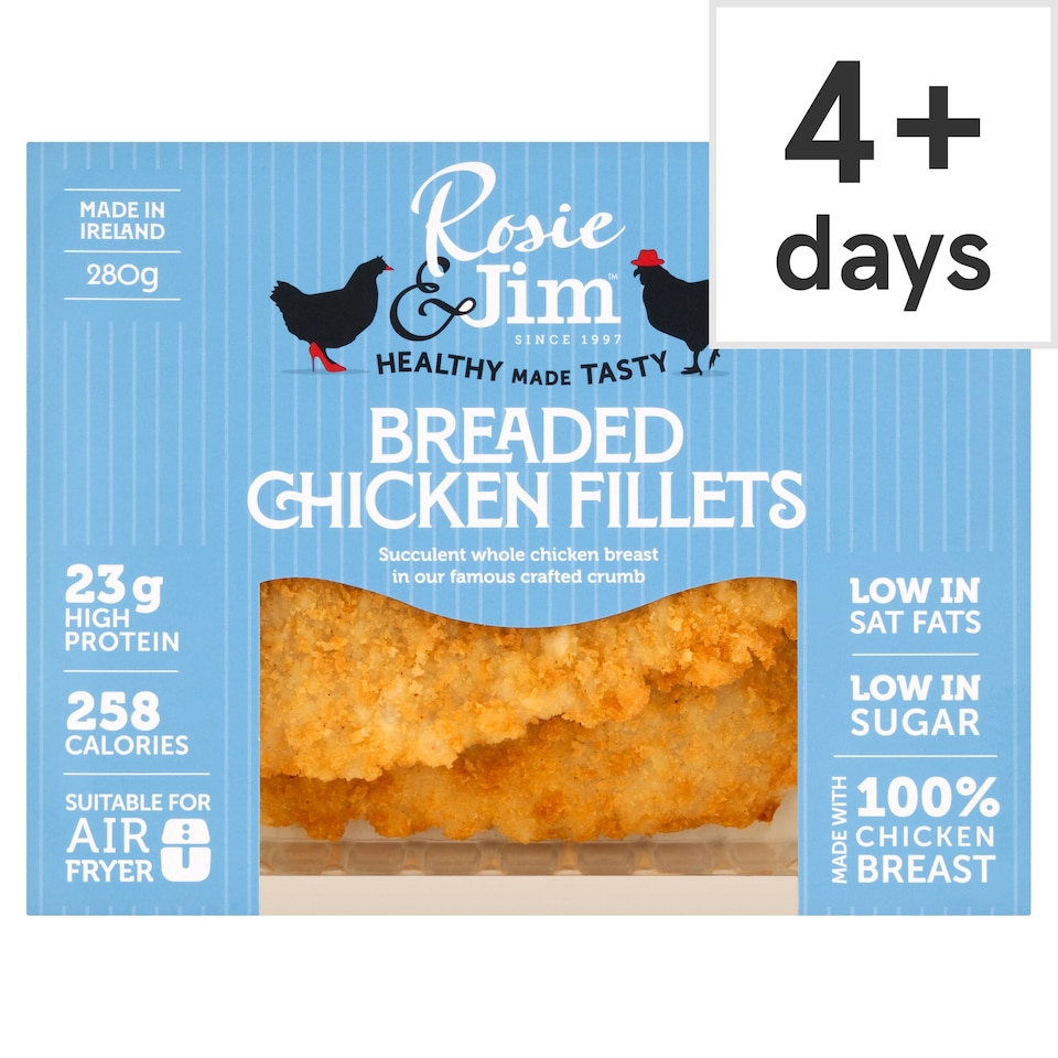 Rosie & Jim Breaded Fillets 280G