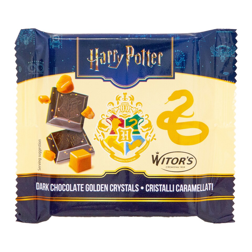 Harry Potter Dark chocolate bar golden crystal 40 g