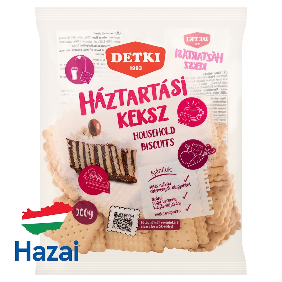 Detki háztartási keksz 200 g  1. kép
