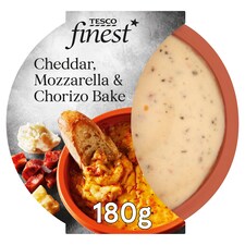 Tesco Finest Cheddar, Mozzarella & Chorizo Bake 180G