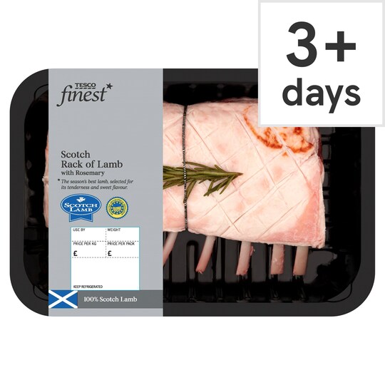 Tesco Finest British Rack Of Lamb Tesco Groceries