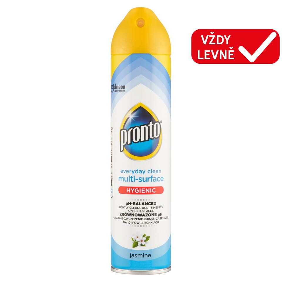 image 1 of Pronto Everyday Clean Multi-Surface Anti-Dust Aerosol Jasmine 250ml