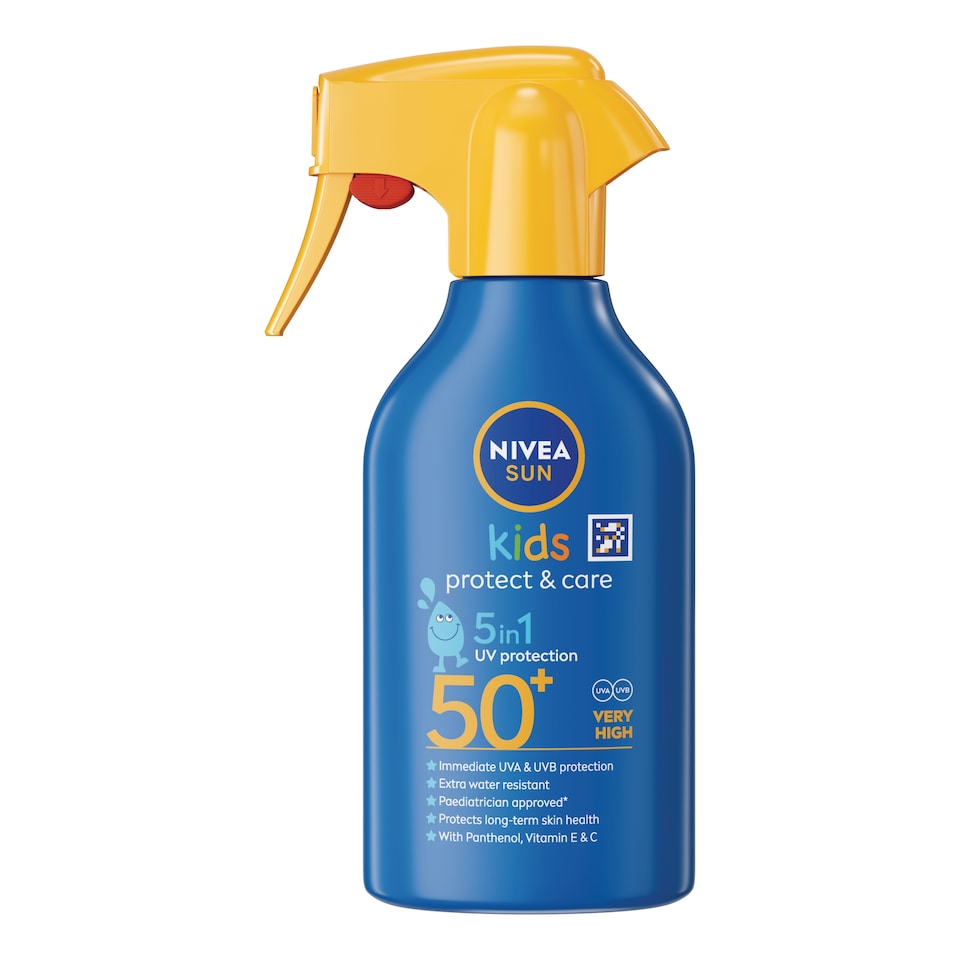 image 1 of NIVEA SUN Kids Protect & Care Sun Cream Trigger Spray SPF50 250ml