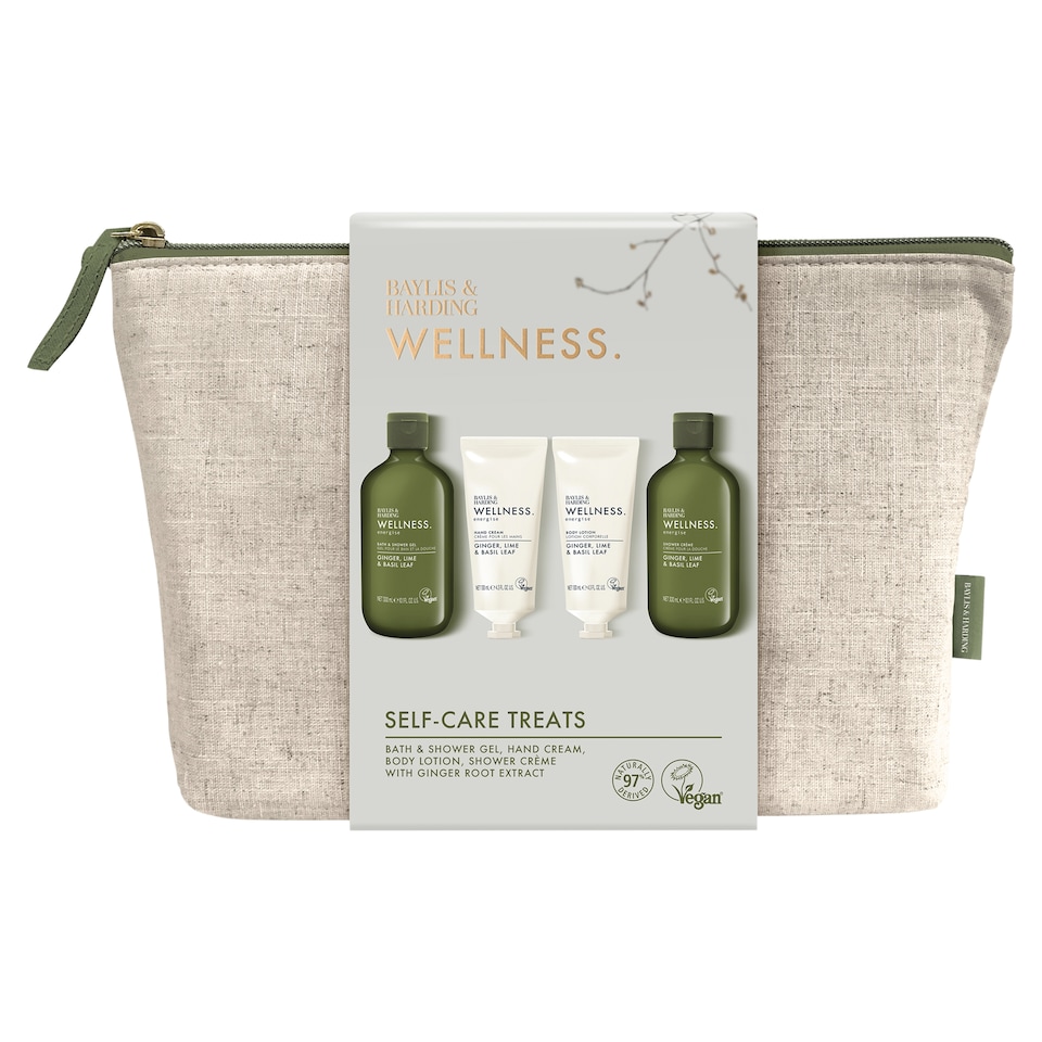 image 1 of Baylis & Harding Wellness Self Care Treats Wash Bag Gift Set