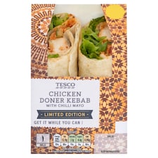 Tesco Doner Kebab Style Chicken Wrap