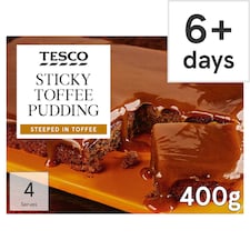 Tesco Sticky Toffee Pudding 400G