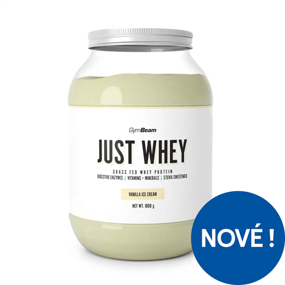 GymBeam Just Whey protein příchuť vanilková zmrzlina 1000g