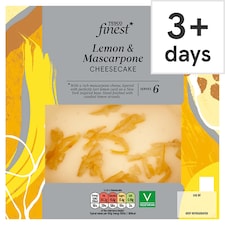 Tesco Finest Lemon & Mascarpone Cheesecake 500g