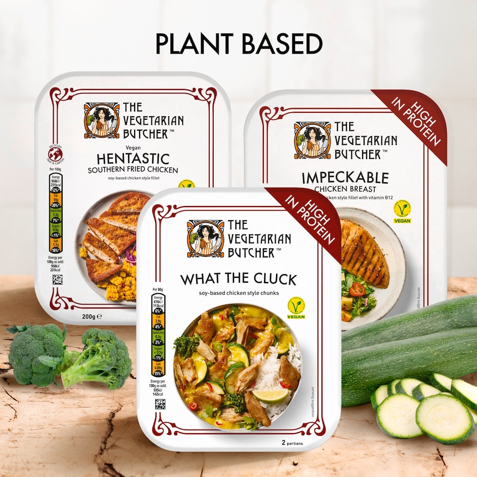 image 1 of The Vegetarian Butcher What the Cluck Vegan Chicken Chunks 160g