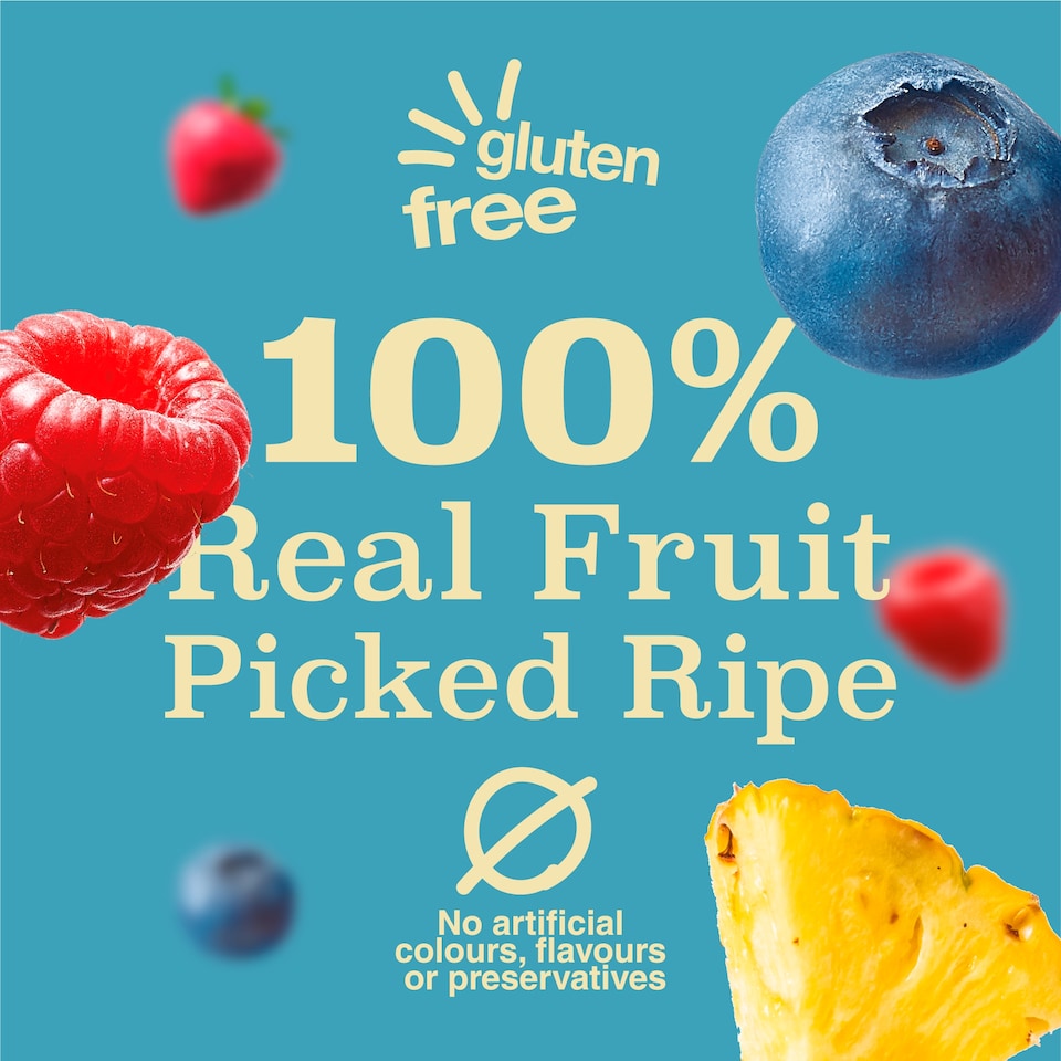 image 1 of trüfrü  Raspberries In White & Milk Chocolate 200g