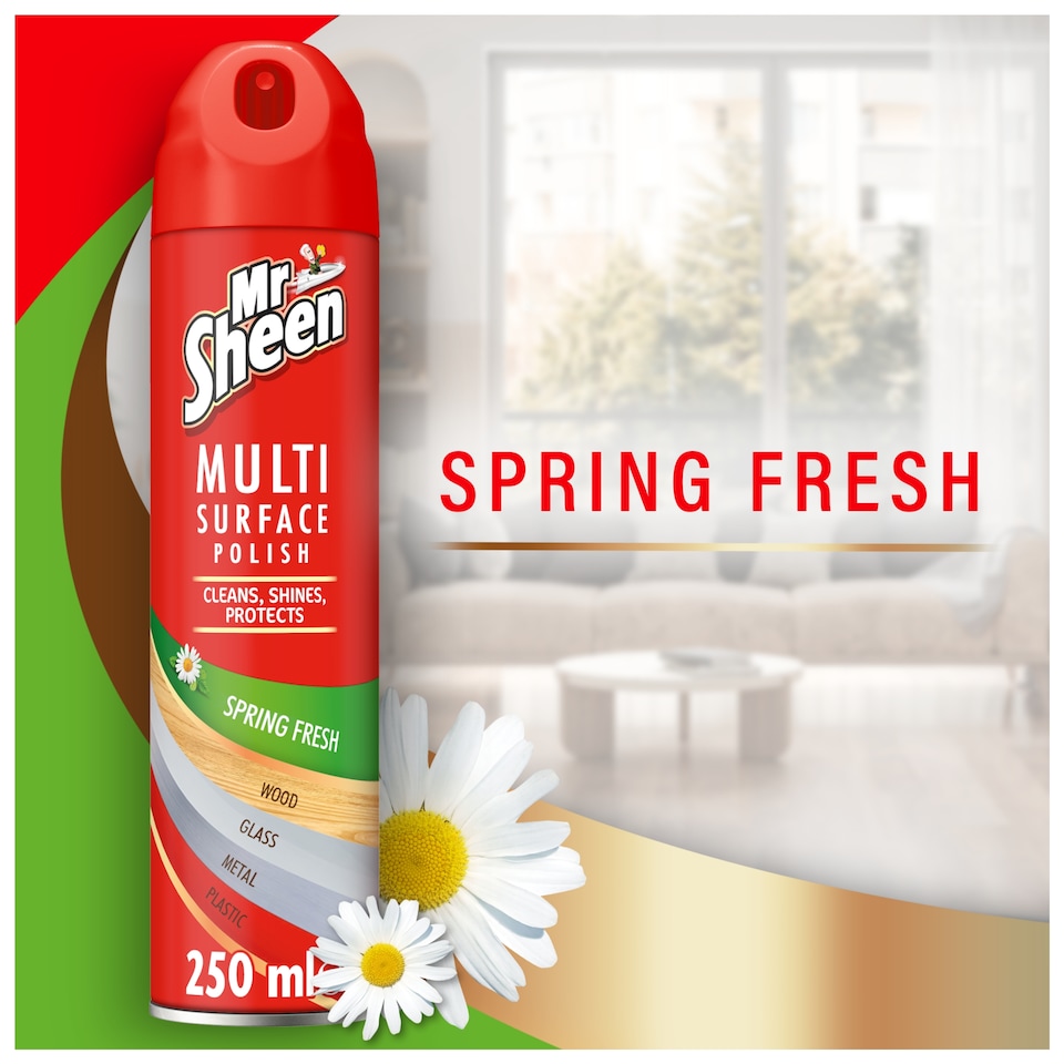 image 1 of Mr Sheen Multi Surface Polish - Spring Fresh 250ml