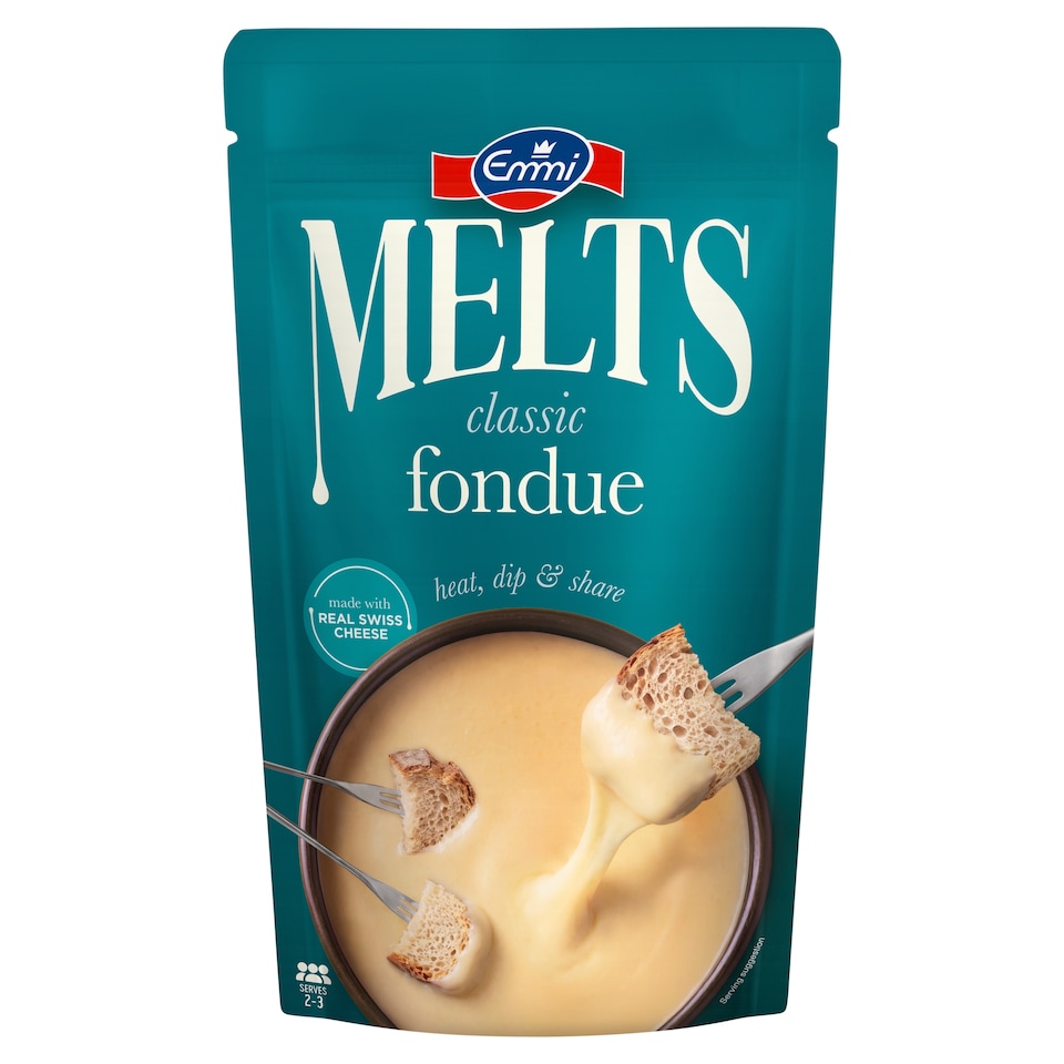 image 1 of Emmi Melts Classic Fondue Cheese 400g