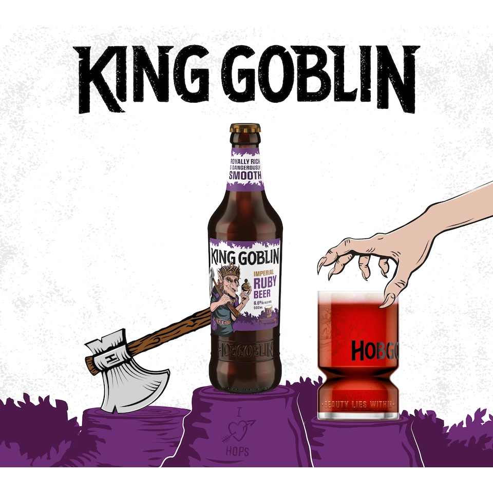 image 1 of Hobgoblin King Goblin Ale Beer Bottle 500ml