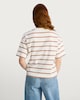 image 4 of The F&F Edit Pure Cotton Striped Boxy Fit T-Shirt in Multi Brown
