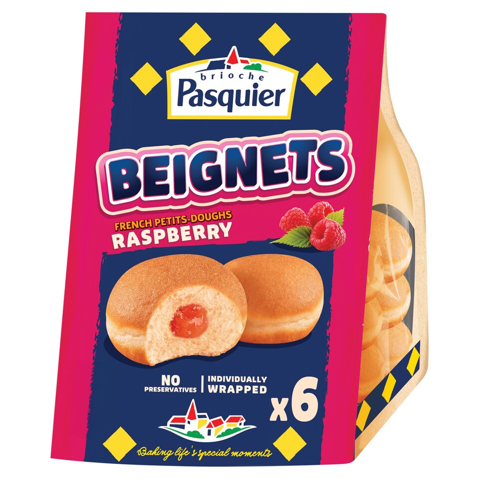 Brioche Pasquier 6 Beignets Raspberry 270g