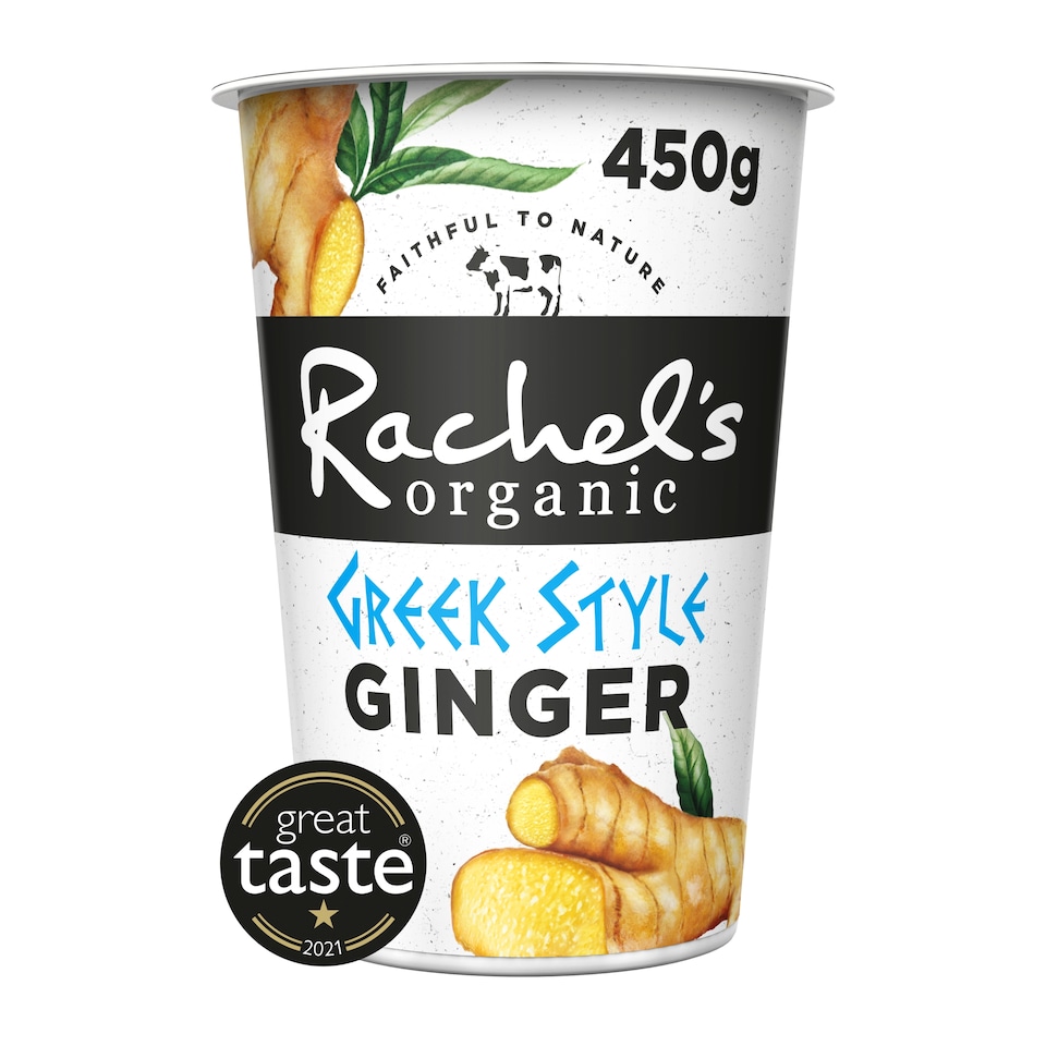 Rachel's Organic Greek Style Ginger Yogurt 450G