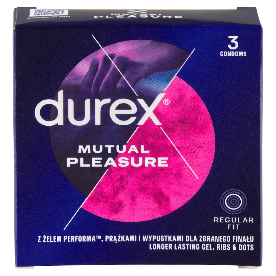 image 1 of Durex Mutual Pleasure Condoms 3 pcs