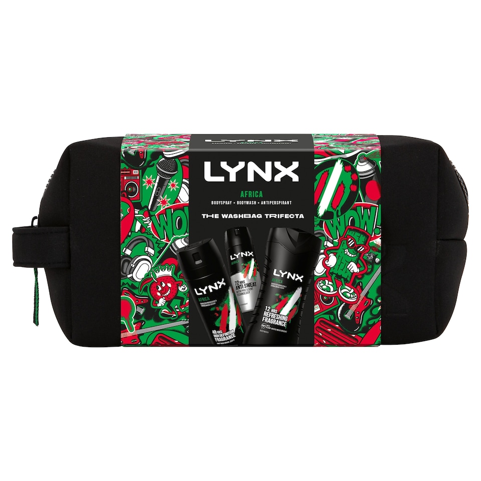 image 1 of Lynx Africa Washbag Collection Gift Set