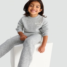 F&F Boys Textured Après Ski Jumper and Joggers in Grey