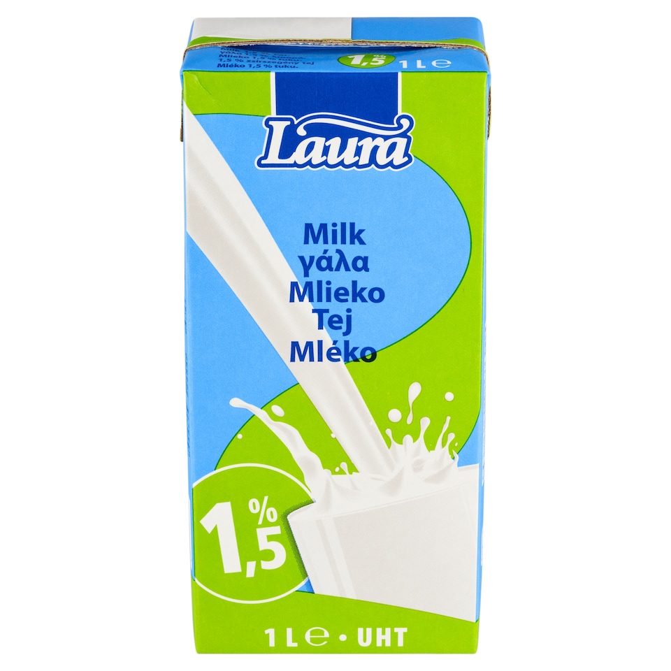 image 1 of Laura Long-Life Semi Fat Milk 1.5% 1 L