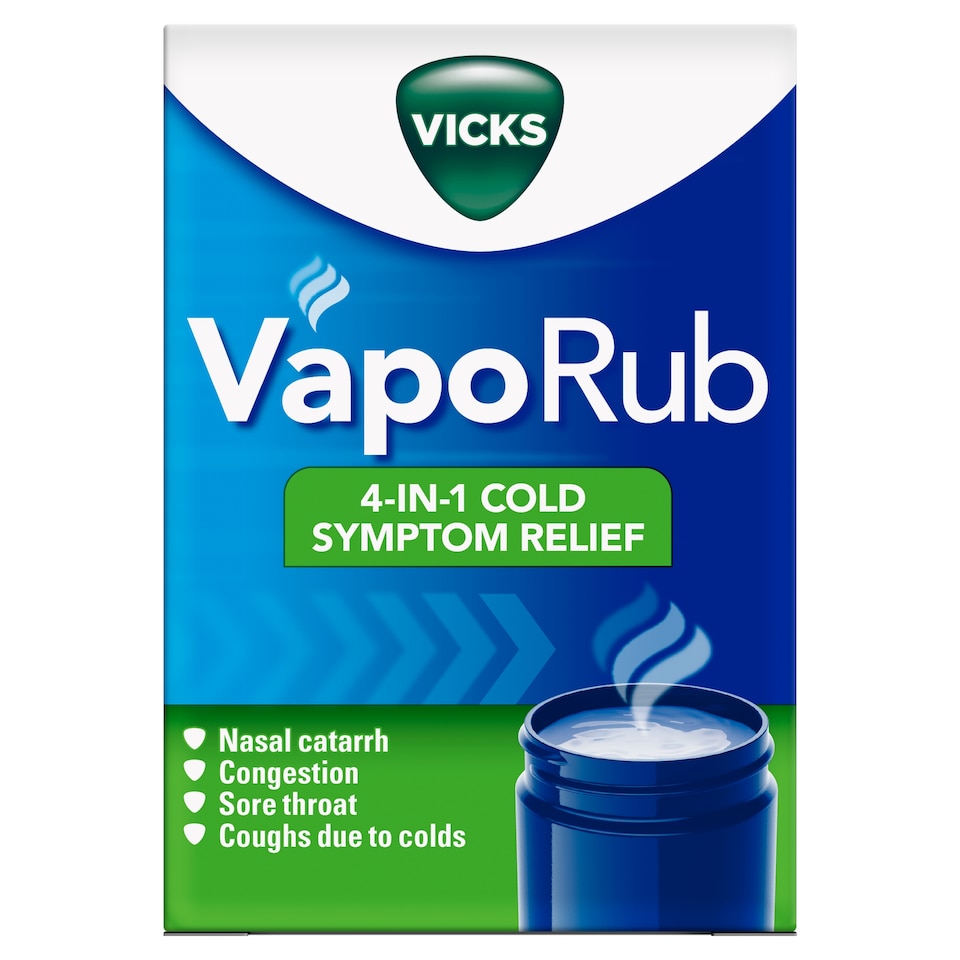 Vicks VapoRub 4In1 Cold Symptom Relief Jar 100g
