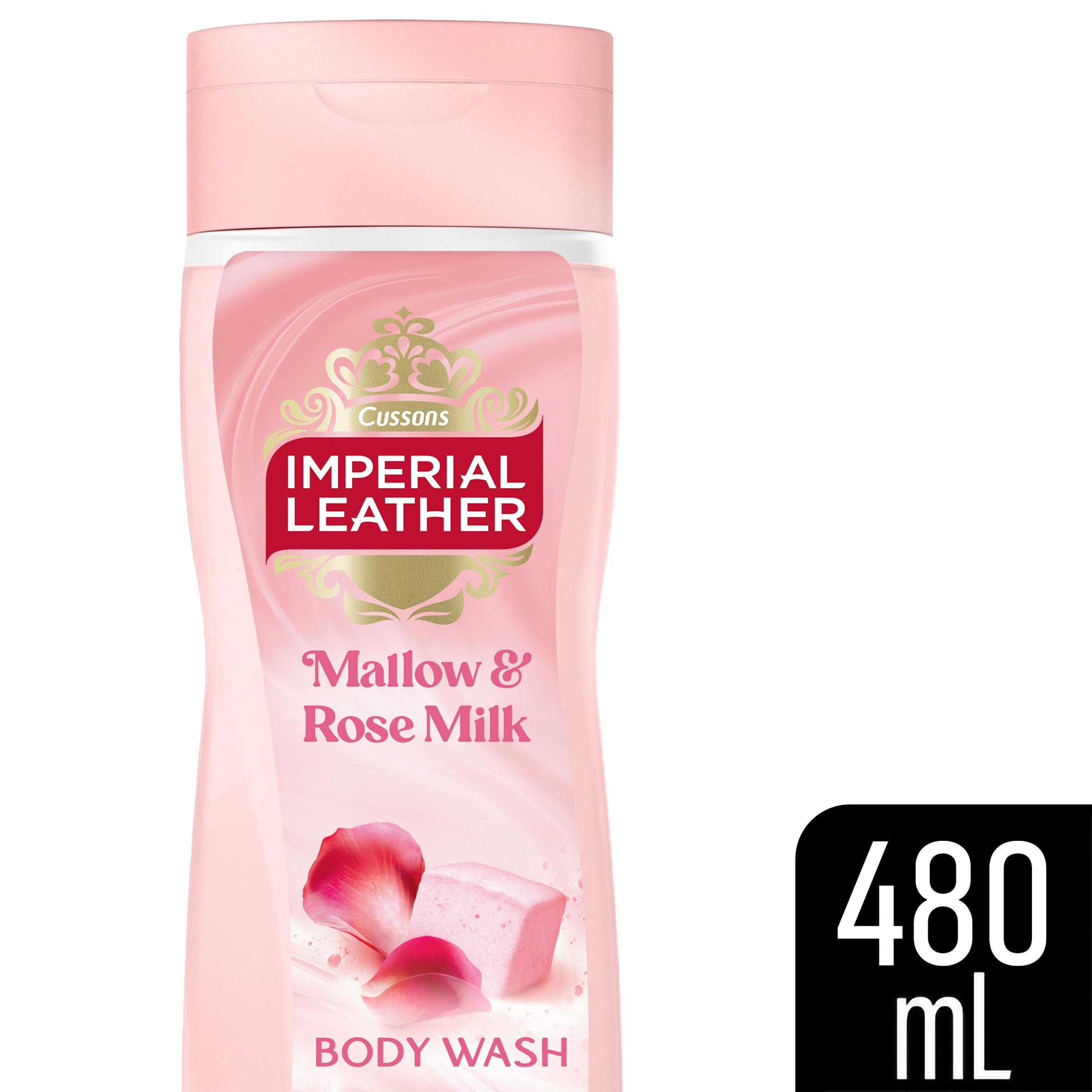 IMPERIAL LEATHER BODYWASH MALLOW & ROSE 480ML