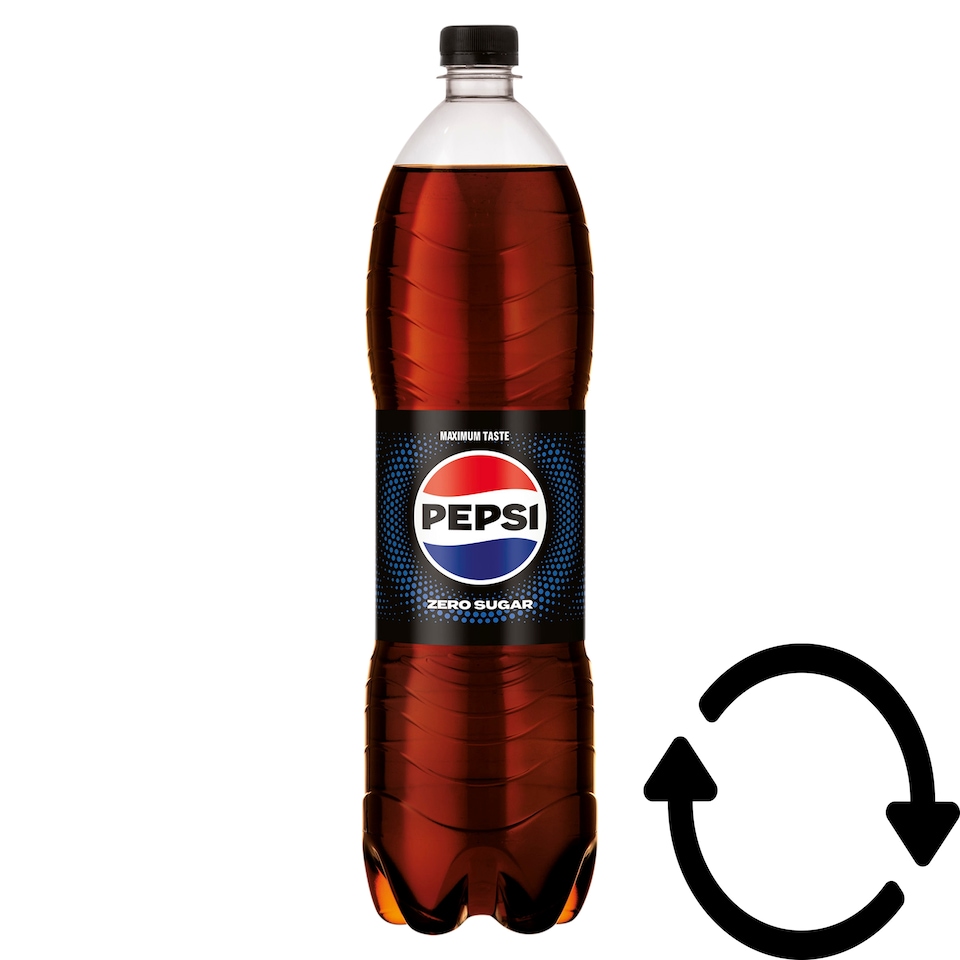 Pepsi Zero colaízű energiamentes szénsavas üdítőital édesítőszerekkel 1,5 l