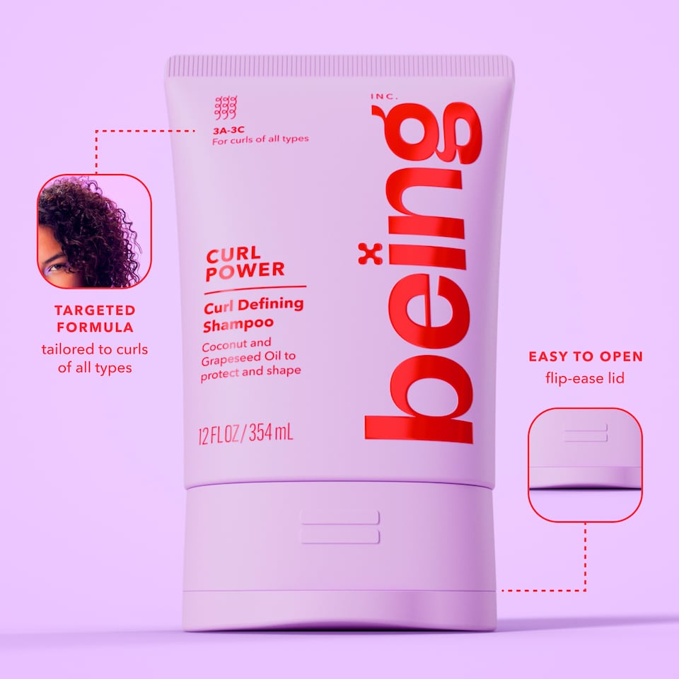 image 1 of BEING SHAMPOO Curl Power 354ML