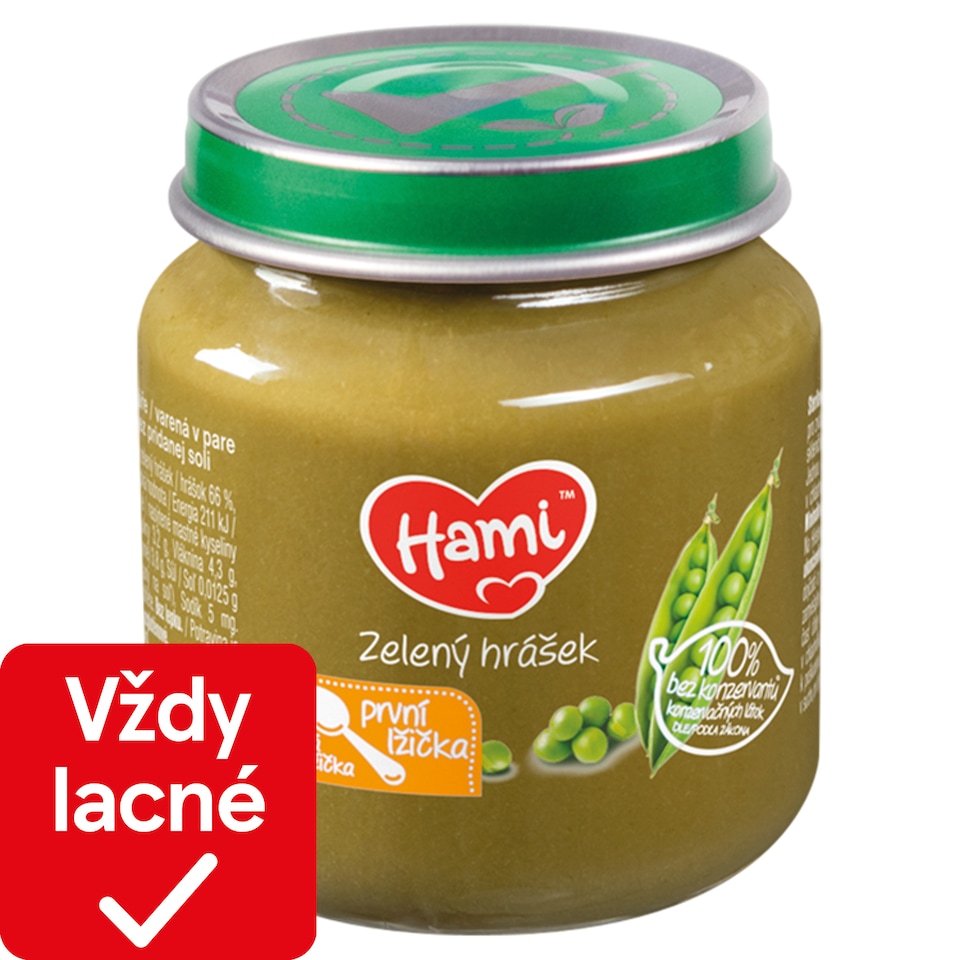 Hami príkrm Zelený hrášok 125 g