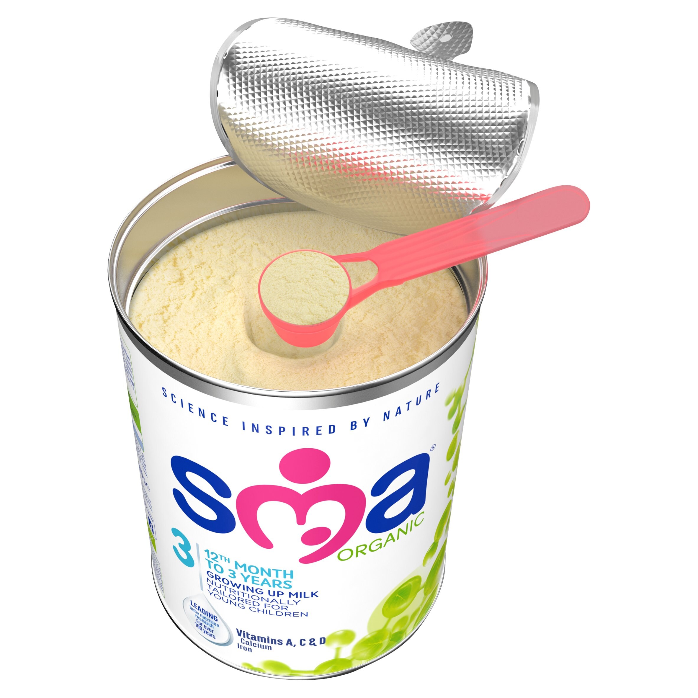 sma organic growing up milk