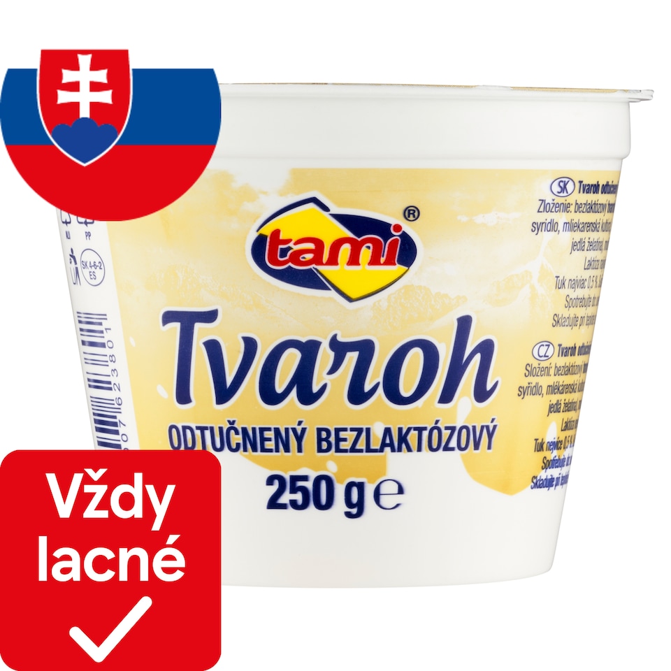 obrázok 1 z Tami Tvaroh odtučnený bezlaktózový 250 g