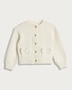 image 4 of F&F x Samantha Faiers Bow Pocket Cardigan in Cream