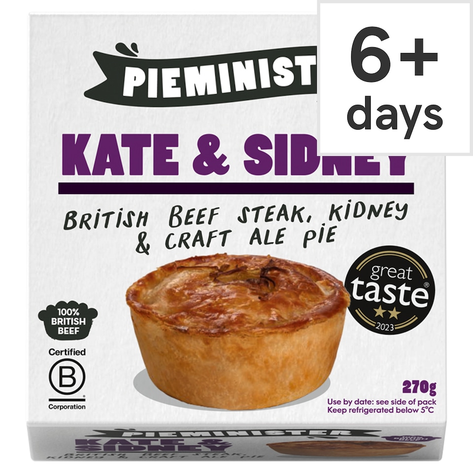 Pieminister Kate & Sidney Steak, Kidney & Craft Ale Pie 270g