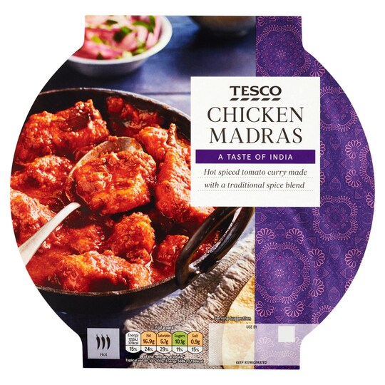 Tesco Indian Chicken Madras 460G Tesco Groceries