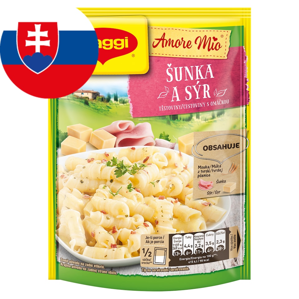 MAGGI Amore Mio Ham and Cheese Pasta with Sauce Bag 140 g