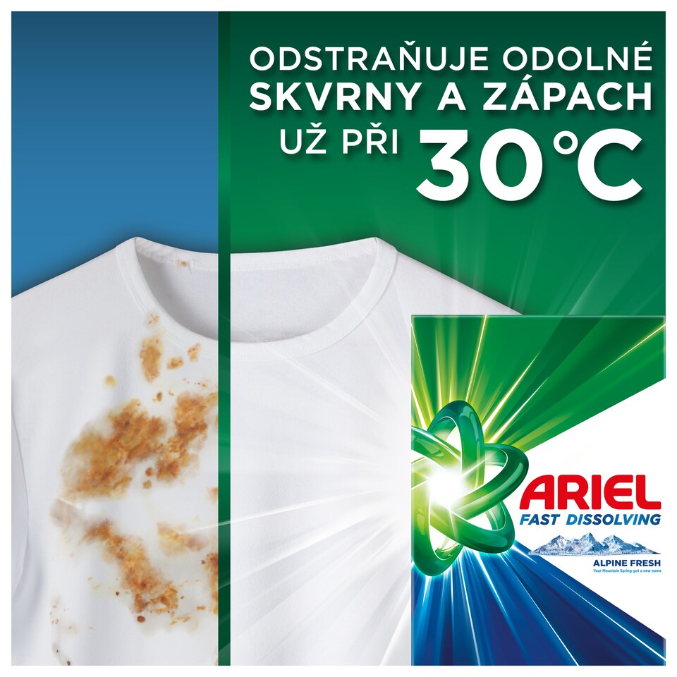 image 1 of Ariel Prací Prášek 2.2kg, 40 Praní, Alpine Fresh