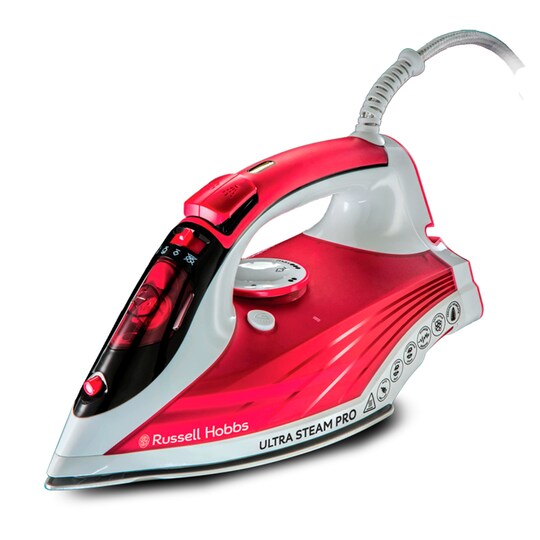 Russell Hobbs Ultrasteam 23990 Steam Iron Red Tesco Groceries
