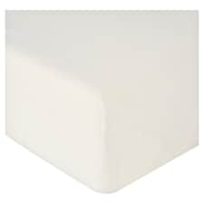 F&F Home Supersoft White Flat Sheet Double