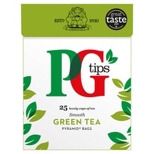 PG TIPS PURE GREEN TEA 25S 35G