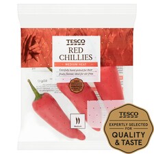Tesco Red Chillies 60G