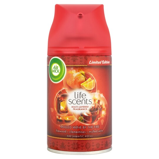 Airwick Air Freshener Life Scents Fresh Matic Refill Mulled Wine