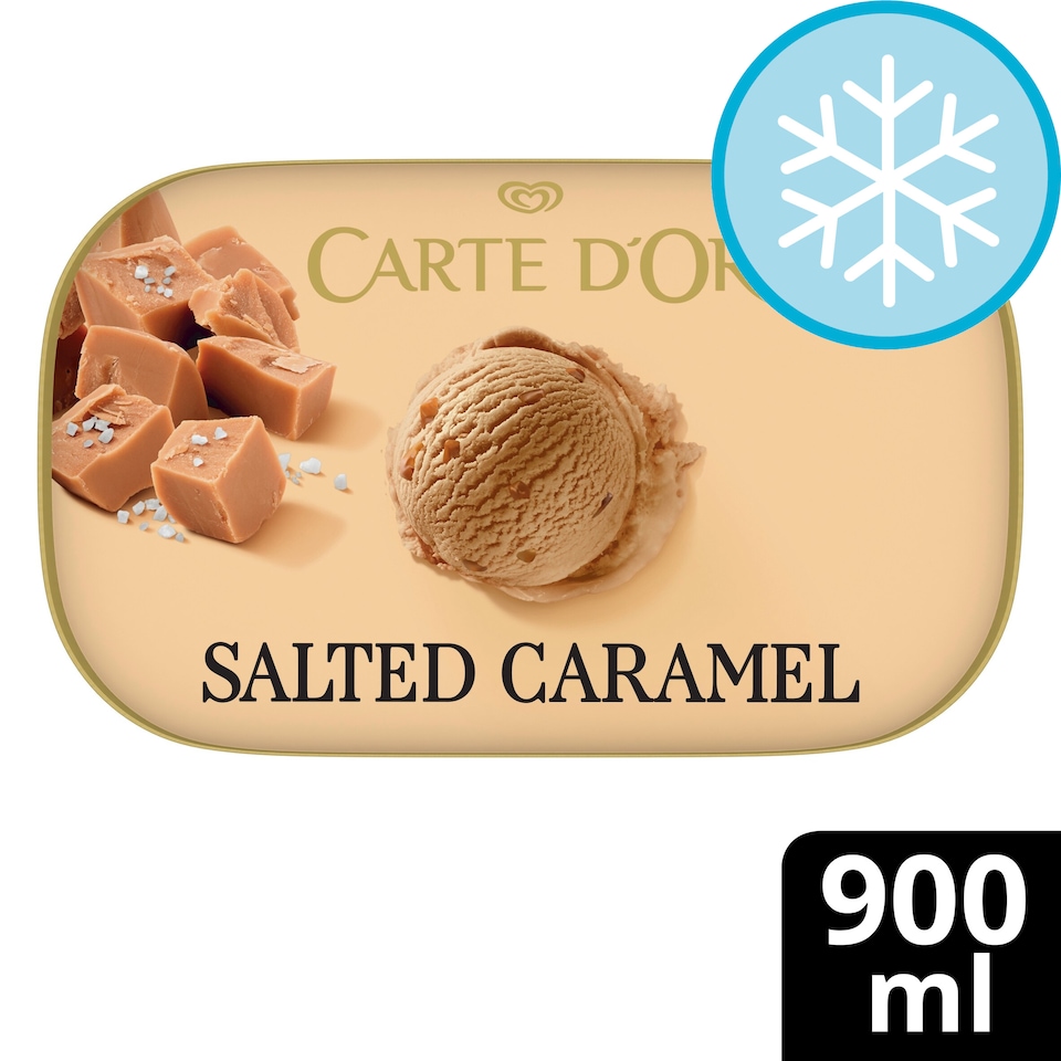 image 1 of Carte D'or Salted Caramel Ice Cream Tub 900ml